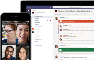 Microsoft Teams Client für Tablet, Mac, Windows PC oder Mobil