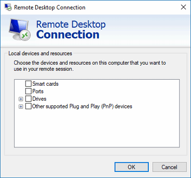 Weitere lokale Geräte verfügbar machen
