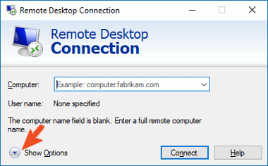 Erweiterte Optionen einblenden